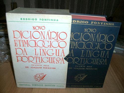 Novo dicionário etimológico da língua portuguesa.: Revisto por Joaquim Ferreira.