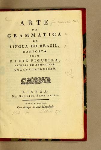 Arte da grammatica da lingua do Brasil