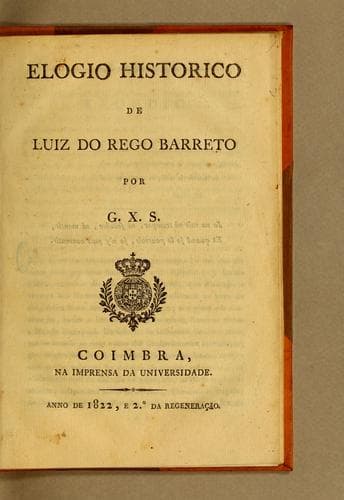 Elogio historico de Luiz do Rego Barreto