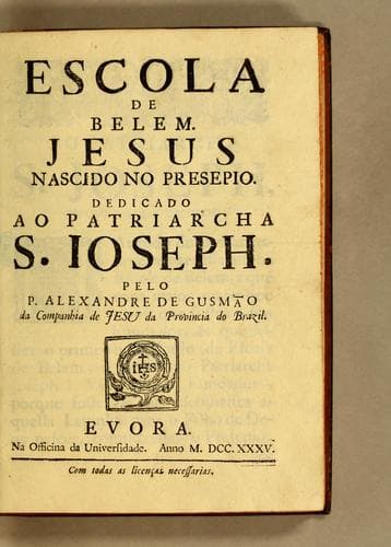 Escola de Belem. Jesus nascido no presepio