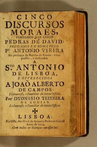 Cinco discursos moraes, fundados nas cinco pedras de David