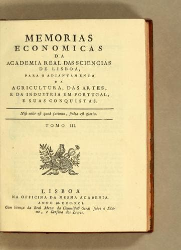 Memorias economicas da Academia real das sciencias de Lisboa