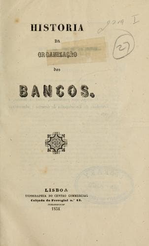 Historia da organização dos bancos
