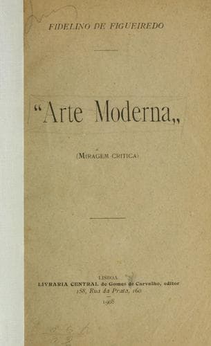 Arte moderna: miragem critica