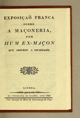 Exposiçaõ franca sobre a maçoneria