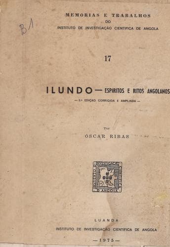 Ilundo--espíritos e ritos angolanos