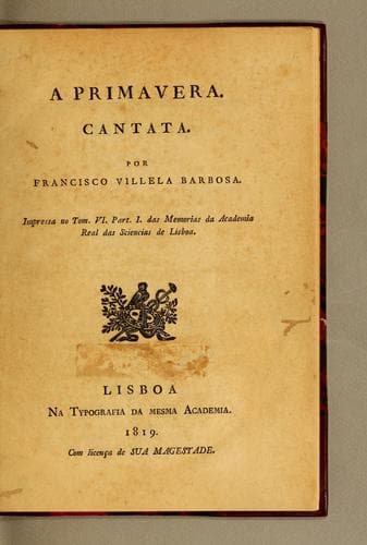 A primavera. Cantata