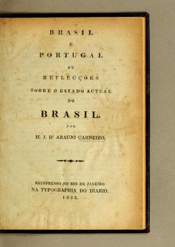 Brasil e Portugal ou reflecções sobre o estado actual do Brasil