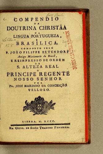 Compendio da doutrina christãa na lingua portugueza, e brasilica