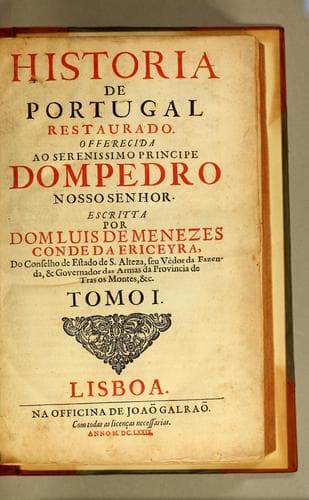 Historia de Portugal restaurado