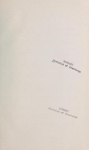Crustacea: Miscellaneous