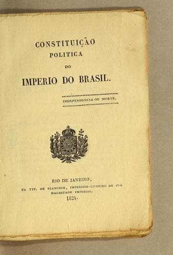 Constituição politica do Imperio do Brasil