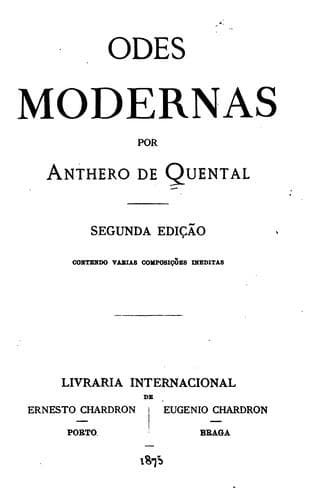 Odes modernas