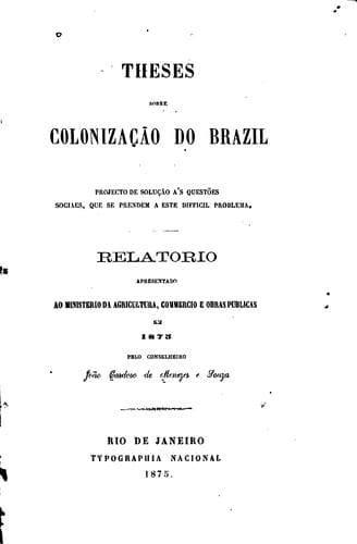 Theses sobre colonização do Brazil