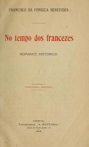 No tempo dos francezes: romance histórico