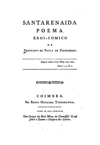 Santarenaida: poema eroi-comico