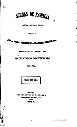 Scenas de familia: comédia em dois actos