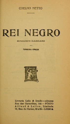 Rei negro: romance barbaro.