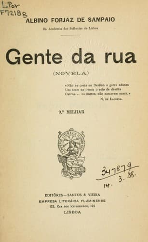 Gente da rua: novela.