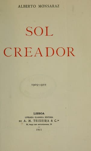 Sol creador, 1909-1910