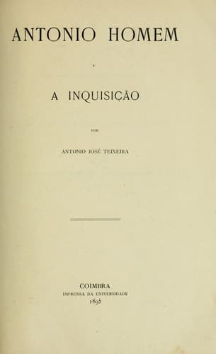 Antonio Homem e a inquisição