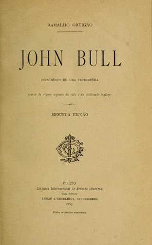 John Bull: O processo Gordon Cumming, Lord Salisbury e correlativos desgostos.