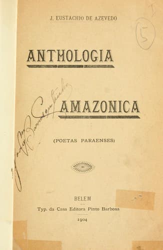 Anthologia amazonica: poetas paraenses.