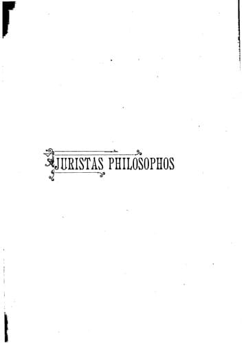 Juristas philosophos