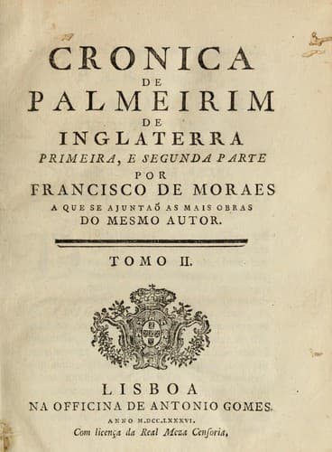 Cronica de Palmeirim de Inglaterra: primeira, e segunda parte