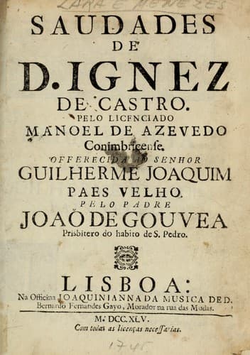Saudades de D. Ignez de Castro