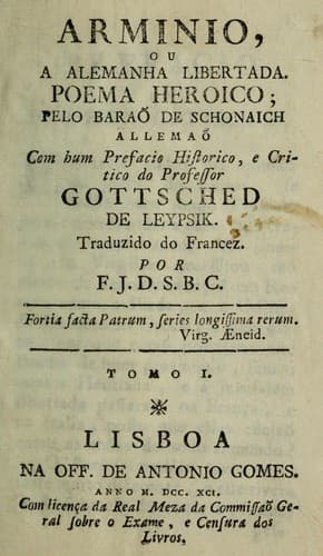 Arminio: ou, A Alemanha libertada : poema heroico