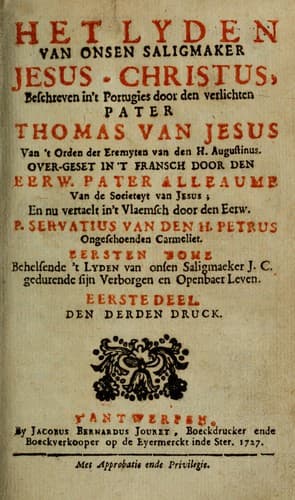 Het lyden van onsen saligmaker Jesus-Christus