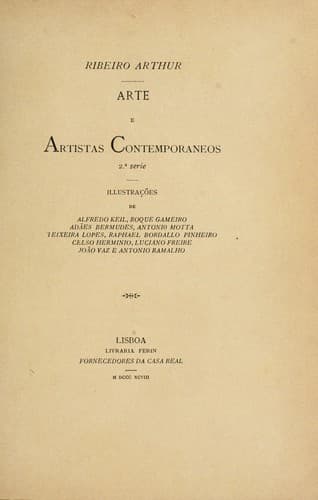 Arte e artistas contemporaneos.