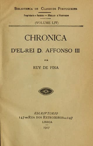 Chronica d'el-rei D. Affonso III