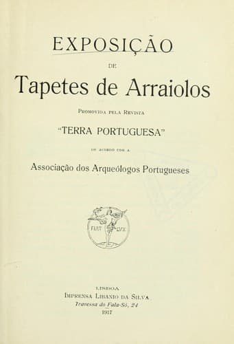 Exposição de tapetes de Arraiolos: promovida pela revista "Terra portuguesa"
