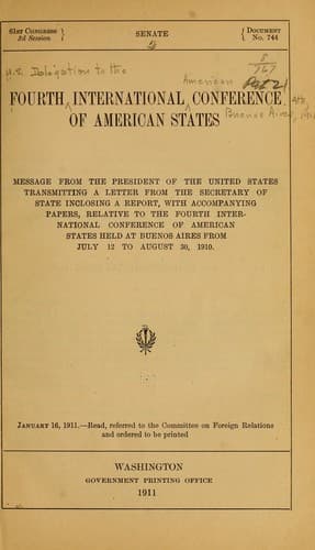 Fourth International conference of American states
