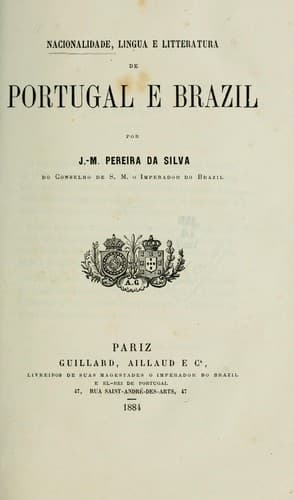 Nacionalidade, lingua e litteratura de Portugal e Brazil
