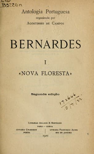 Nova Floresta: Estimulo Pratico, Luz e Calor: Ultimos Fins do Homem: Exercicios Espirituais, etc