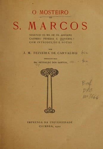O Mosteiro de S. Marcos