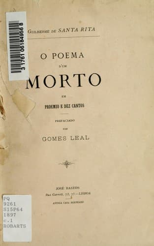 O poema d'um morto: em proemio e dez cantos