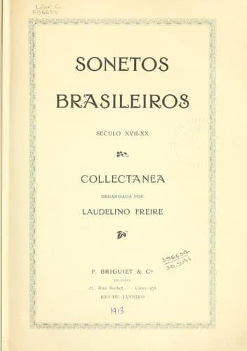 Sonetos brasileiros: seculo xvii-xx