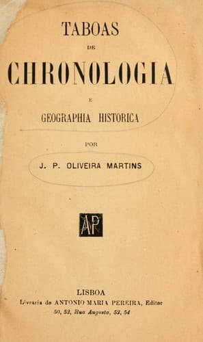 Taboas de chronologia e geographia historica