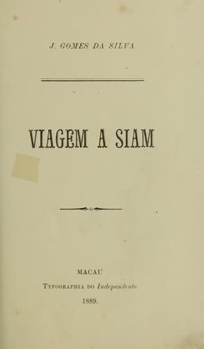 Viagem a Siam