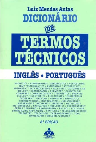 Dicionário de termos técnicos: inglês-português
