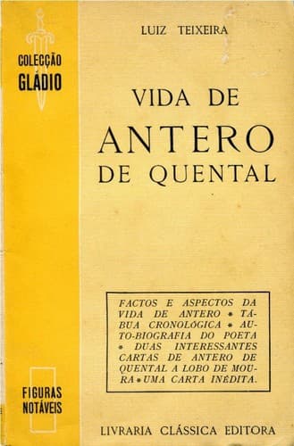 Vida de Antero de Quental.