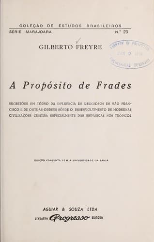 A propósito de frades