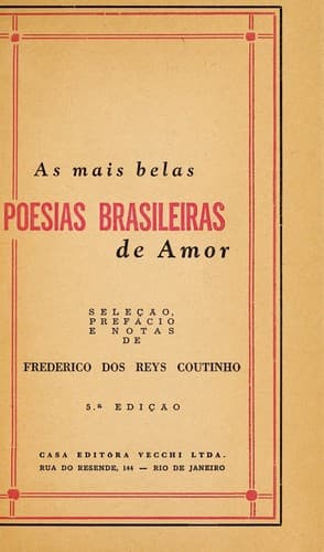 As mais belas poesias brasileiras de amor