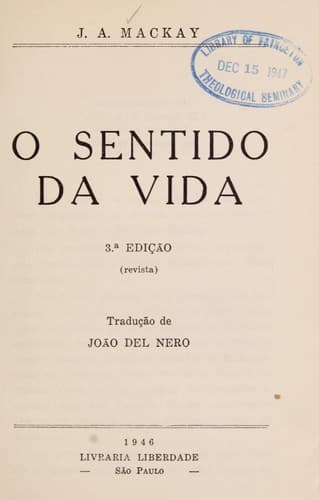 O sentido da vida