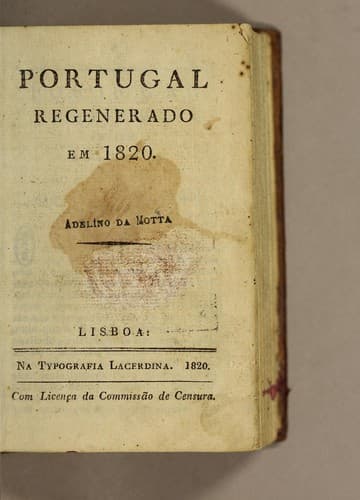 Portugal regenerado em 1820