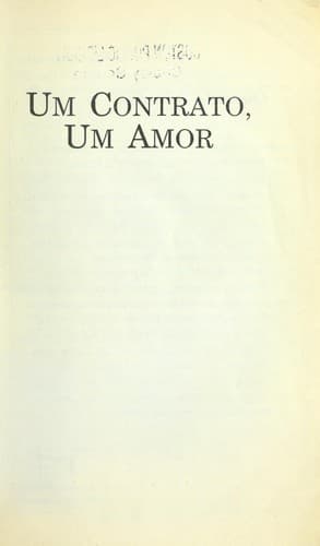 Um contrato, um amor